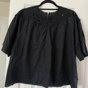 J Crew Black Top